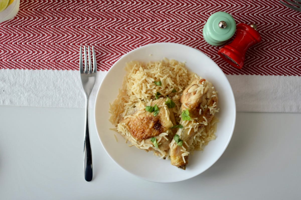 One-pot easy chicken risotto