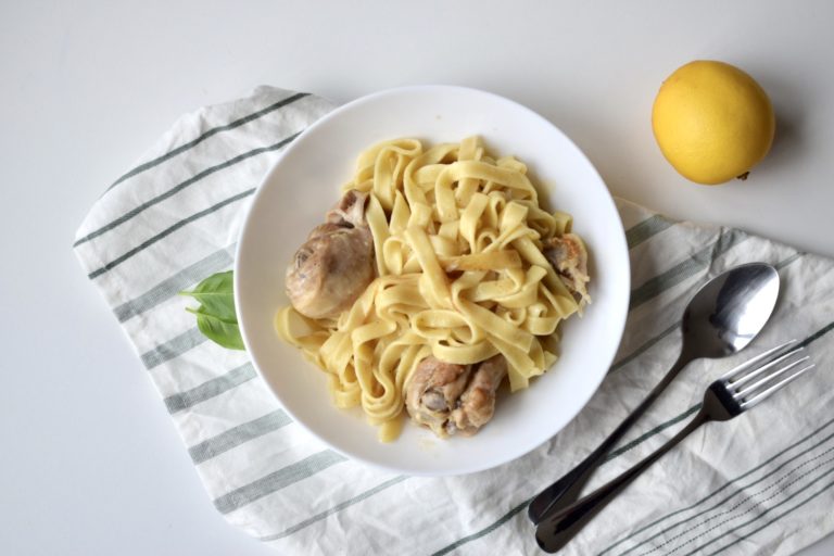 Grandma’s one-pot chicken tagliatelle