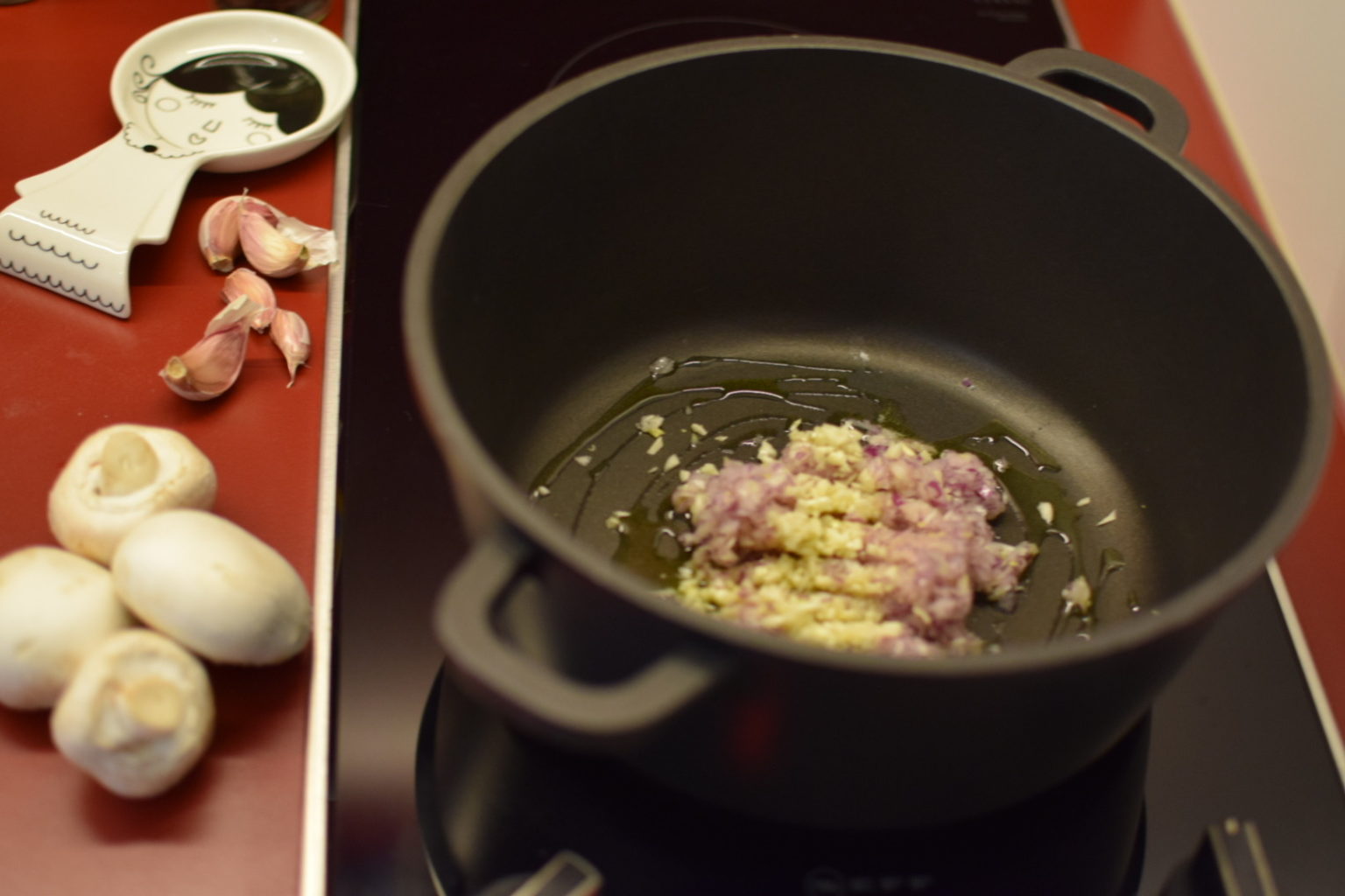 White wine mushroom risotto Recipes