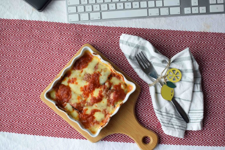 Eggplant parmesan casserole aka the “parmigiana di melanzane”