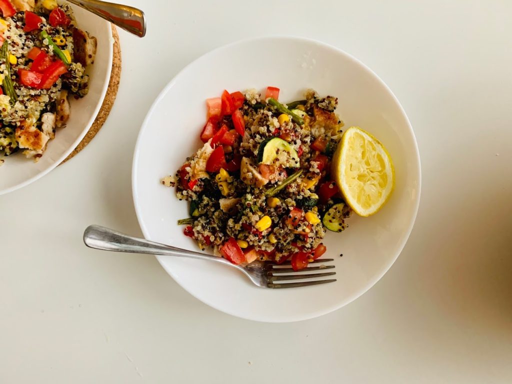 Easy quinoa salad - mastering the fluffy quinoa - Kitchenette Recipes