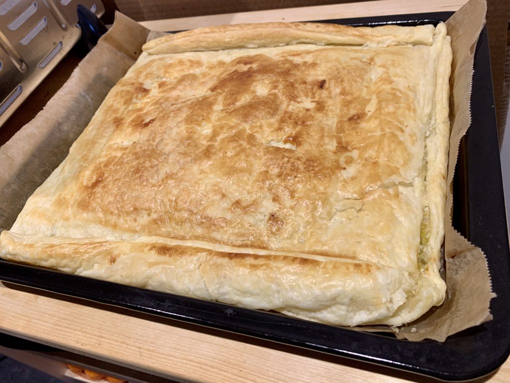 feta and leek pie