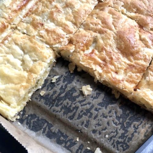 feta and leek pie